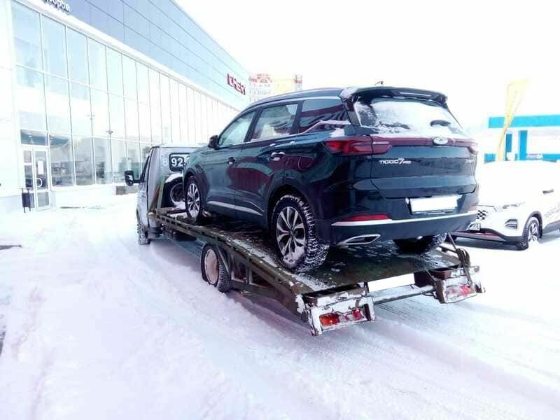 фото эвакуации кроссовера