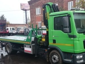 Погрузчик с краном